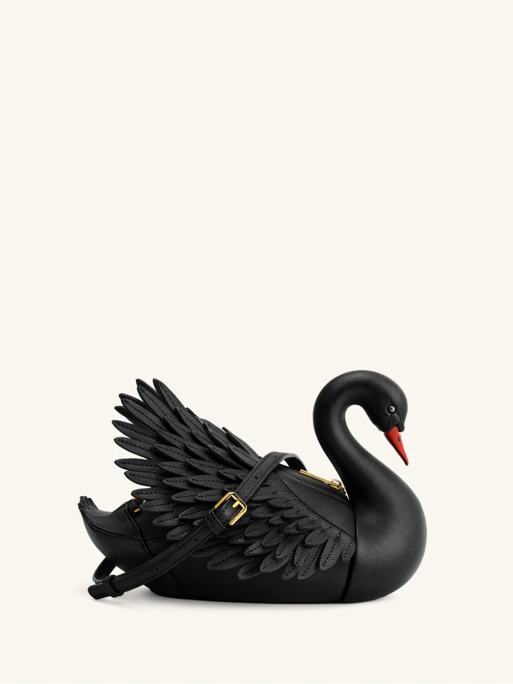 Jw Pei Alani Swan Shaped Crossbody Bag - Black